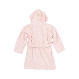 Meyco Baby Unisex Terry Towelling Bathrobe (Children's Bathrobe Made of 100% Cotton, Wonderfully Soft, High Quality, Moisture-Absorbent, Size: 86/92), Soft Pink
