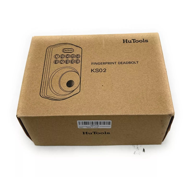 HuTools KS02 Biometric Electronic Keyless Entry Door Deadbolt Lock Oil
