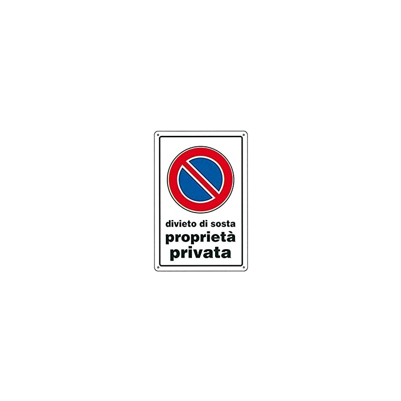 Sign No Parking P.P. 20 x 30 Plastic [Caution Dog]