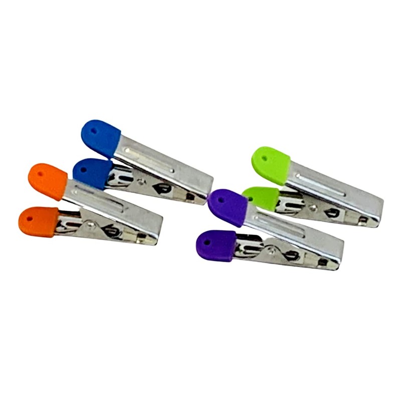 40 Stainless Steel Laundry Pegs Ergonomic Colourful Grips Safety Pads