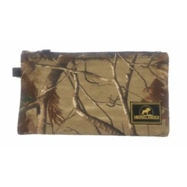 Mooselander Pack of 3 Zip Pouches in Realtree Prints, Multipurpose, Storage, Heavy Duty, Flat Bottom Tool Bag with YKK Zipper, Gadgets, Cosmetics, Stationary.