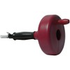 Plumb Craft 7750125 25' Manual Canister Drain Pipe Auger, Black