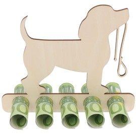 Spruchreif | Geldgeschenk Hund – Originelles Holzgeschenk für Hundebesitzer | Perfekte Geschenkidee für neuen Hund, Tierarztrechnung & Hundeliebhaber