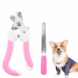 Pets Nail Clippers Dog & Cat Professional Pet Nail Trimmers With Safety Lock for Trimming To Prevent Injury to Nails & Claw for Small Breed Dog, Kitten, Rabbit for Professional and Home Use - Pink