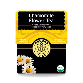 UD_Buddha Teas Organic Chamomile Tea Bag Case of 6 18 Count Halal Certified