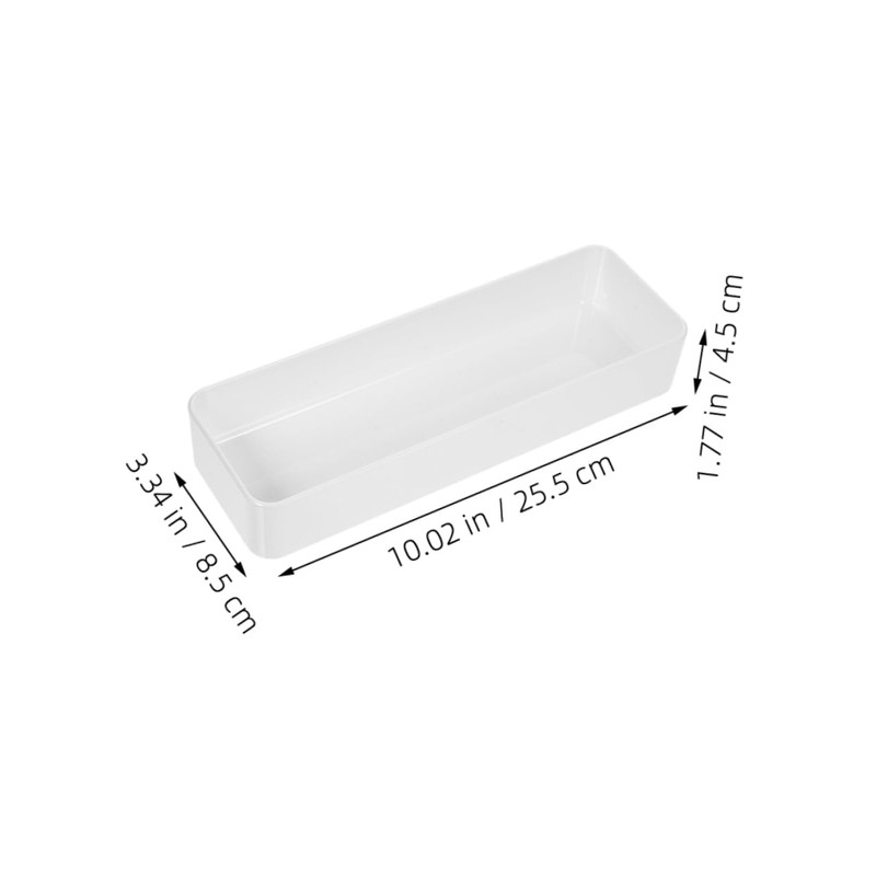 Alipis Drawer Organizers Bins Plastic 3pcs Foldable Desk Storage Box