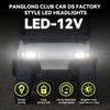 Panglong Club Car DS LED Headlight Kit with Adapter Wire,