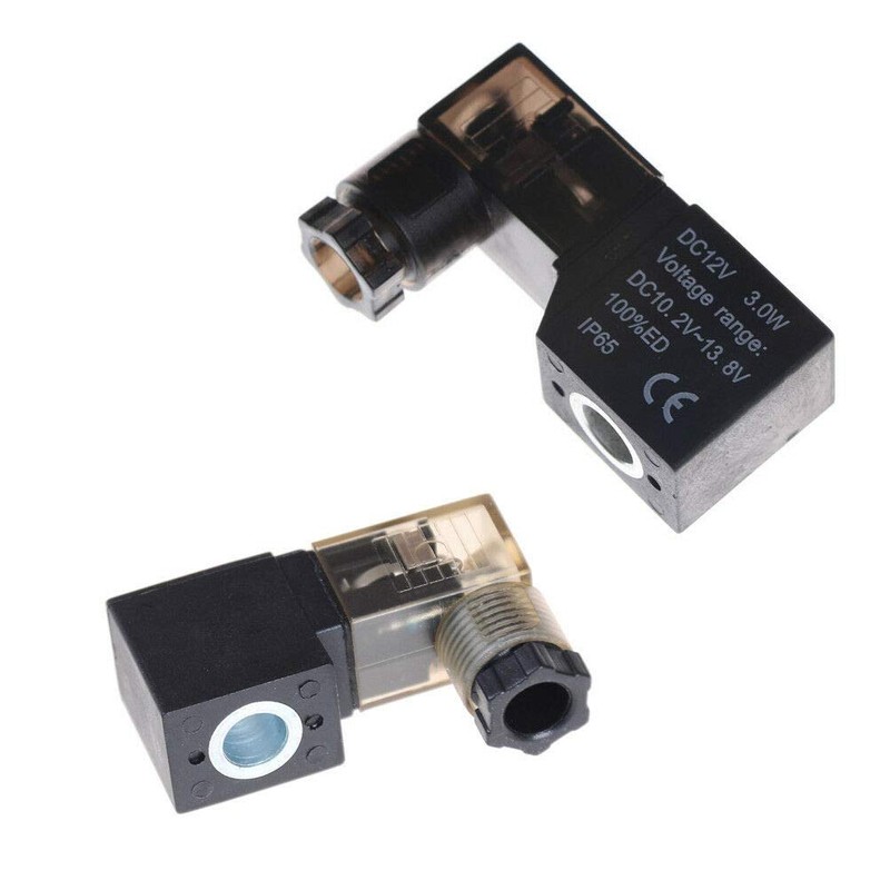 Electrical Pneumatic 4V110 Solenoid Valve Coil DC 12V with Lamp