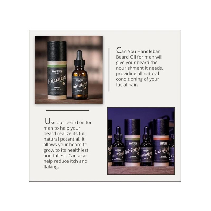 Can You Handlebar "Initiative" Beard Oil Citrus Scent 1oz Bottle