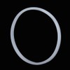 KIMISS 2 x sealing rings, 2 pieces, replacement seals, rubber