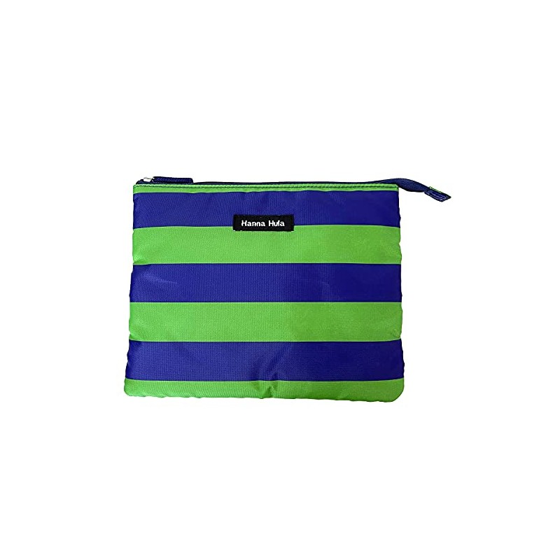 Hannafura Deodorizing Pouch, Border Green, Antibacterial
