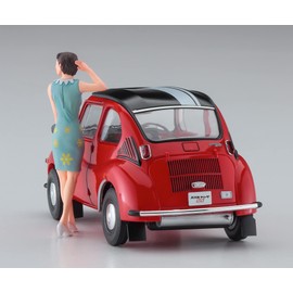 Hasegawa SP491 1/24 Subaru 360 Young SS w/60's Girls Figure, Plastic Model