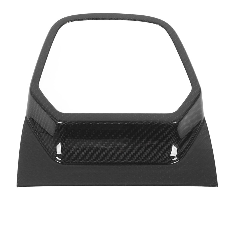 Car Gear Box Cover Trim Carbon Fiber Console Shifter Panel