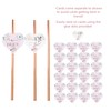 Team Bride Drinking Straws (25pcs) Rose Gold Drinks Utensils for