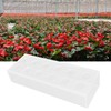 Clear Acrylic Vase Rectangular Elegant Centerpiece Flower Vase for Home