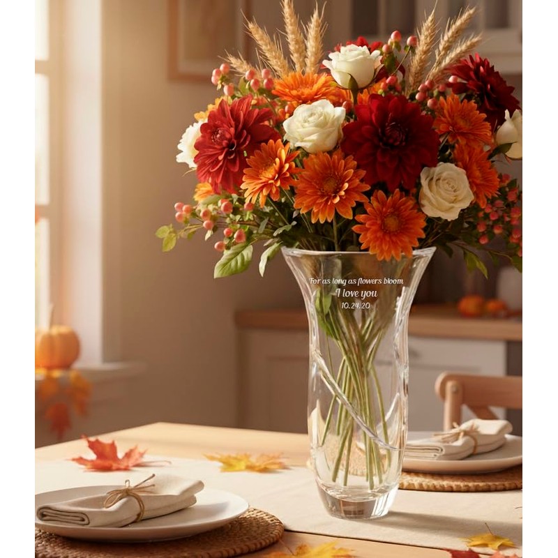 Vera Wang Wedgwood Love Knots Vase 10", Clear