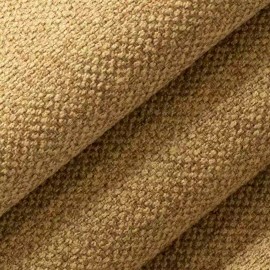 Folio Fabrics Charger Brass Yellow Fade Resistant Plain Textured Upholstery Fabric by the Yard