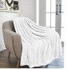 RayyanLinen Waffle Honey Comb Throw Blanket Super Soft Luxurious Versatile