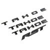 Set 4pack OEM Three Tahoe Plus RST Tailgate Emblems 3D
