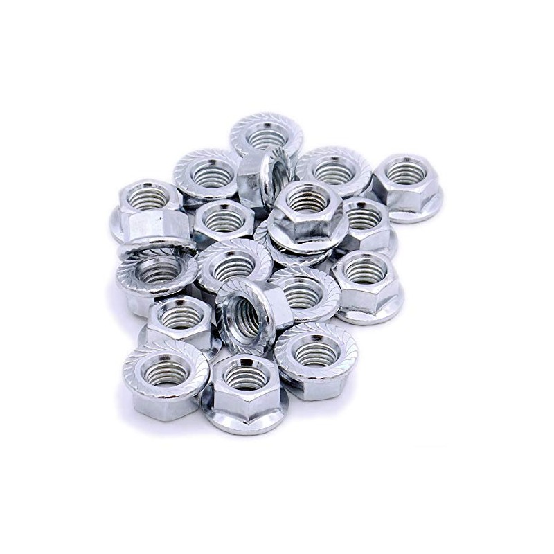 M5 (5mm) Serrated Flange Hex Nut - Stainless Steel (A2)
