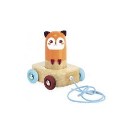 Rattle Fox in Pull-Along Trolley from 18 Months