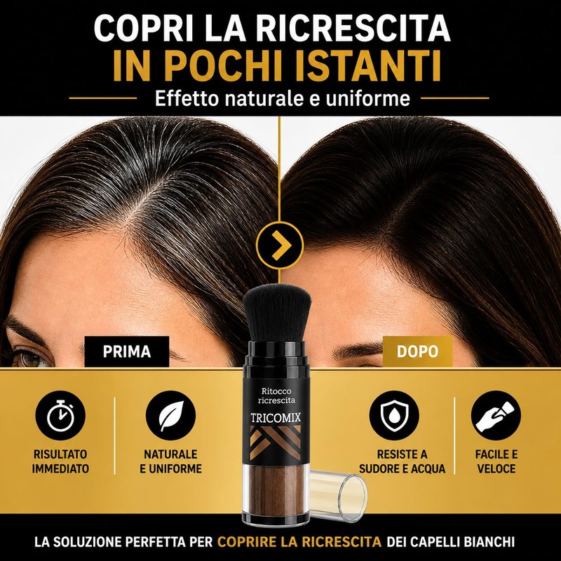 Tricomix Ritok Hair Dark Brown 4 g – Covering Powder