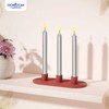 Horizon Straight Candles Set of 10 Pieces (Silver)