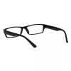SA106 Mens 90s Classic Narrow Rectangular Black Plastic Rim Dad