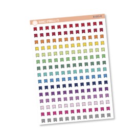 Tiny Flag Planner Stickers from Kits | B-693-R