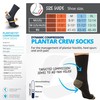 Thermoskin Plantar FXT Compression Crew Socks, X-Large