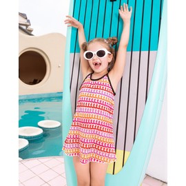 Angel season Girls Crochet Beach Cover up Kids Mesh Cover up Red Knit Swimsuit Girls Beach Outfits for Summer Vacation Size 11-12