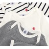 Petit Bateau Unisex Baby Striped Bodysuit with Long Sleeves (Pack