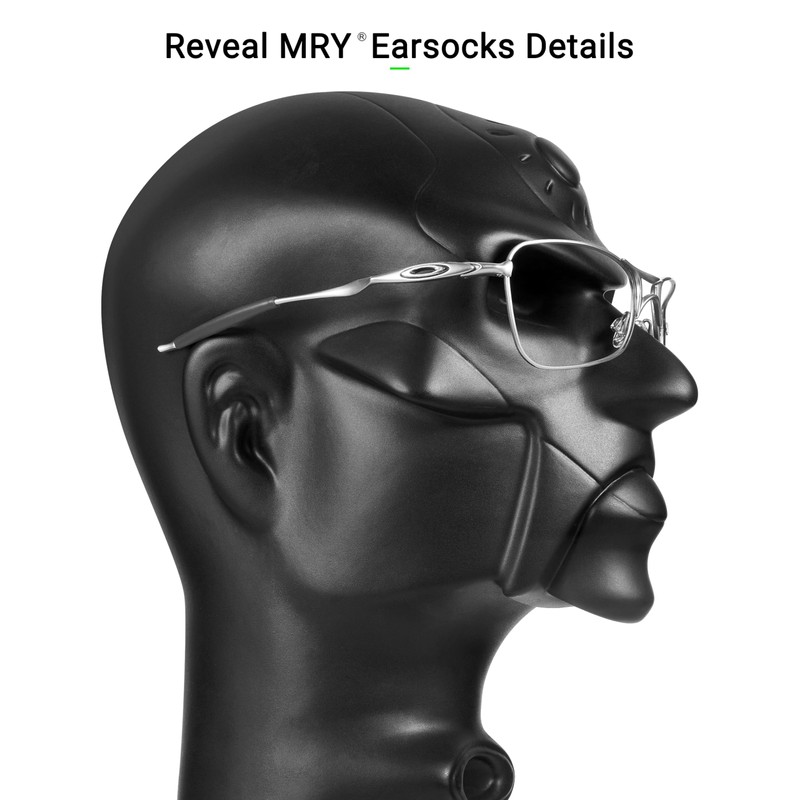 Mryok 2 Pair Replacement Earsocks Kits for Oakley Half Wire