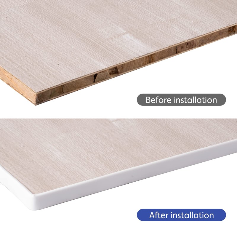 FAKILO U-Shape Edge Banding, 16.4ft TPE Self Adhesive Veneer Edging
