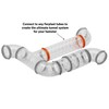 Ferplast Hamster Cage Play Tube | 8-Inch Straight Tunnel, 8L