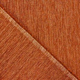 Kt KILOtela - Decorative Fabric Upholstery Fabric Furniture Upholstery Fabric Double Sided Chenille Upholstery for Chairs, Sofas, Furniture, Sold by the Metre from 0.5 m, Price is for 0.5 m Orange