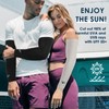Achiou Cooling Ice Silk Arm Sleeves, Summer UV Sun Protection
