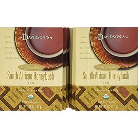 Davidson's Organics, South African Honeybush, 8-count Tea Bags, Pack of 12