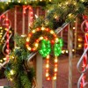 LH 18" Lighted Candy Cane 50 Lights Window Christmas Sculpture