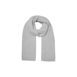 VERO MODA VMGILA Rib Scarf Noos Scarf, Light Grey Melange, One Size, Light Grey Mix