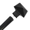 Kowibcl Finials For Curtain Rods, 4 Pcs Plastic Curtain Rod