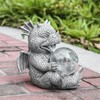 Dragon Statue Sculpture - Resin Yard Dinosaur Ornament,Dragon Statue Ornament