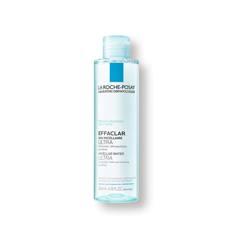 Agua Micelar La Roche Posay Effaclar Ultra desmaquillante y limpiador