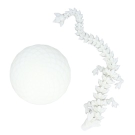 Surprise Dragon Toy Egg 3D Printed High Accuracy Joint Mobile Articulated Dragon Figurine Toy 32cm Glow in The Dark