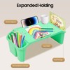 6 Pack Kids Lap Desk Tray Portable Stackable Lap Desk