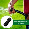 Maitys 8 Pieces 1/2 Inch (16mm) Garden Barbed Connector Plastic