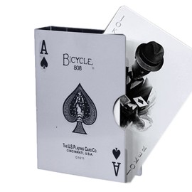 Karten Halter Bicycle Edelstahl Kartenhalter Poker Card Clip Guard Holder