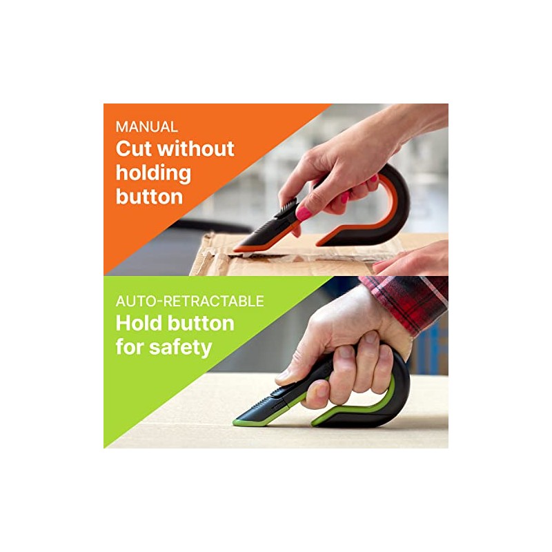 Slice - 10400 Box Cutter, 3 Position Manual Button with