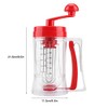 Hand-held Manual Pancake Cupcake Batter Mixer Dispenser Blender Machine Baking