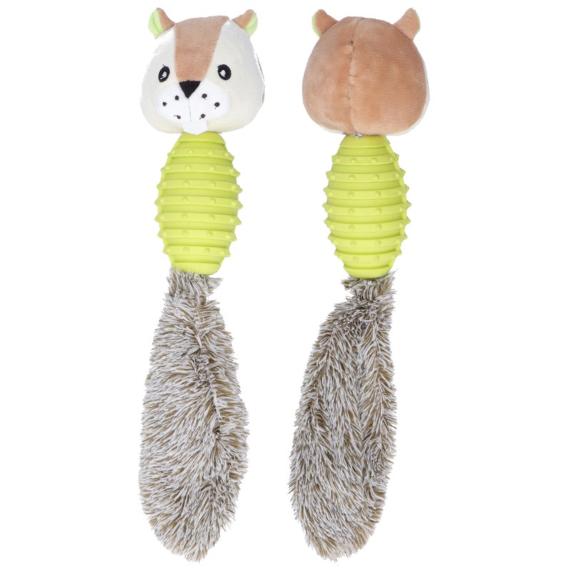 Pet Chew Toys Teeth Cleaning Biting Interactive Training Stuffed Plush